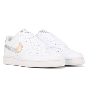 Women's Court Vision Low Sneaker White/Iridescent